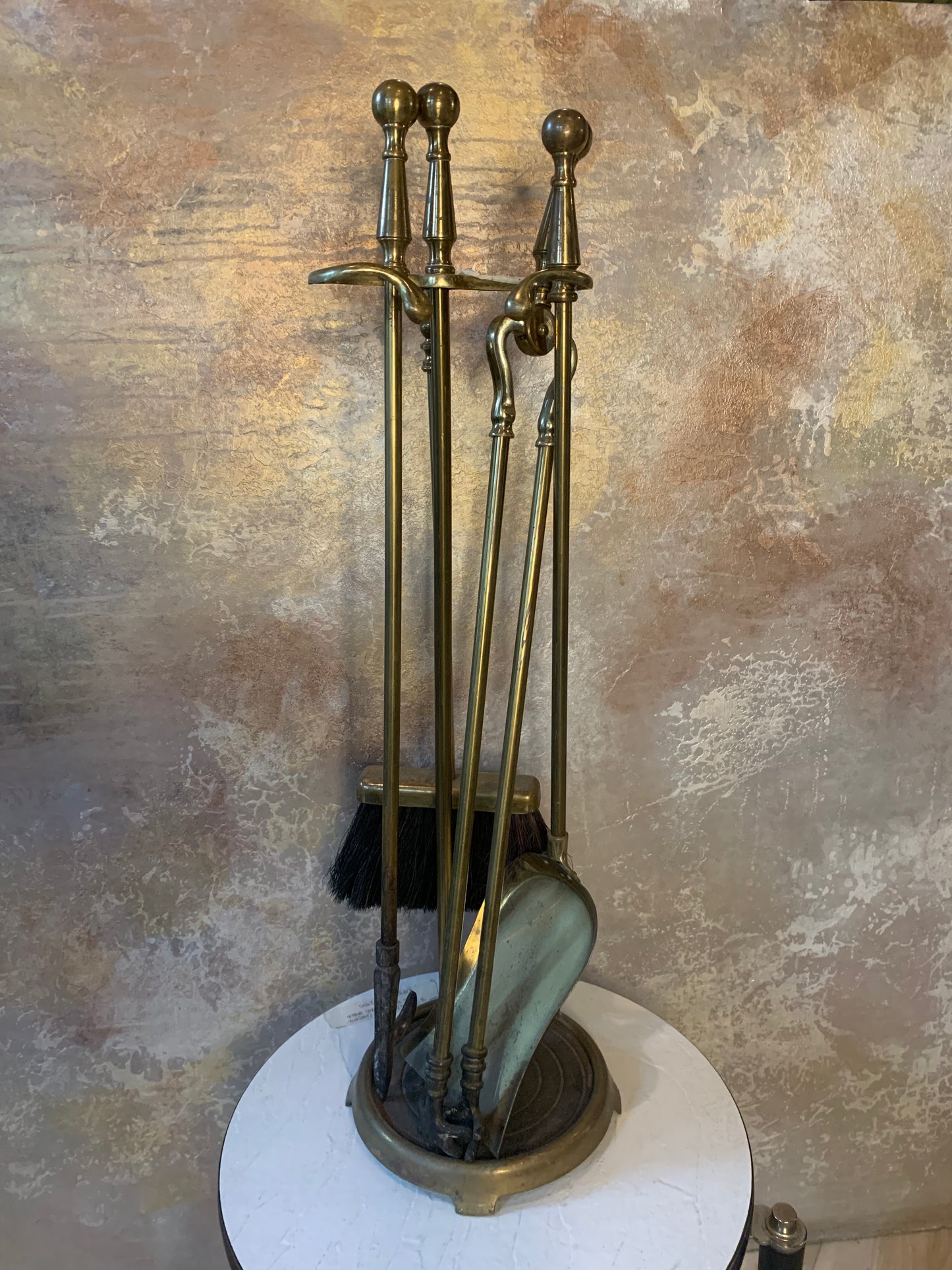 Bronze Fireplace Poker Set
