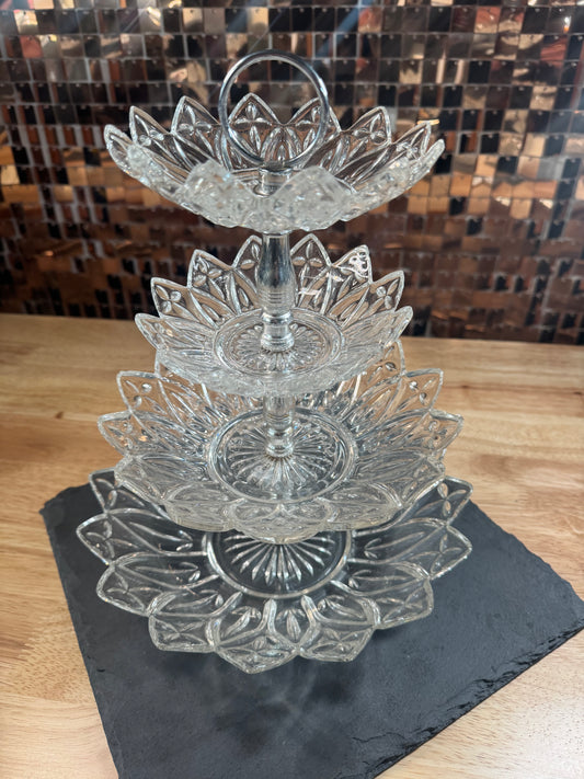 4 Tiered Vintage Serving Tray