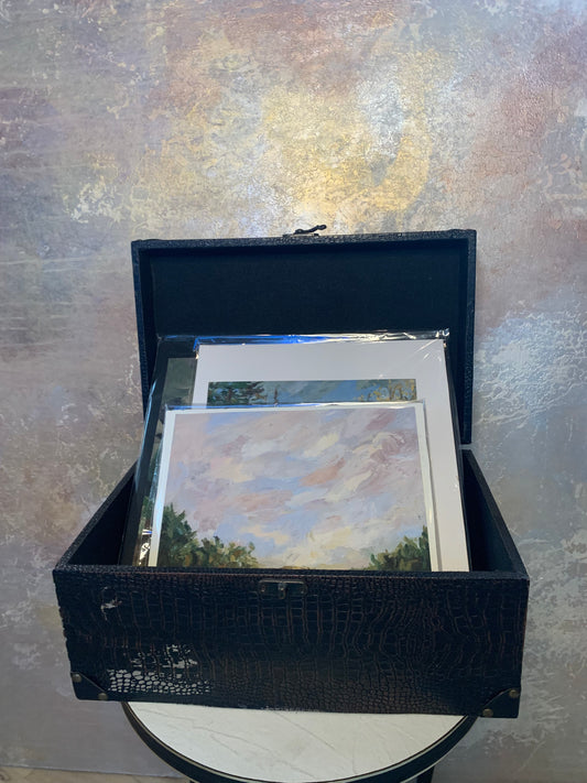 Record and Print Leather Box