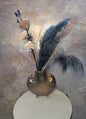 Brass Vase and Wild Mix Decor