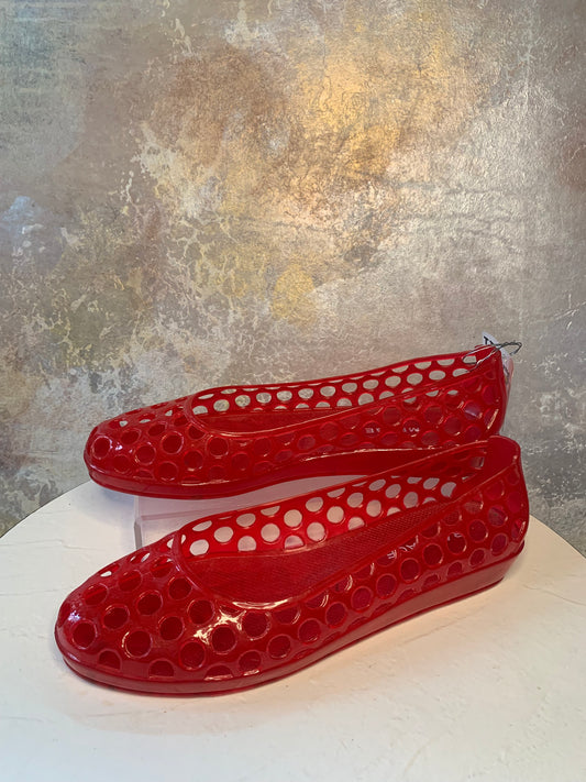 Cherry Red Jelly Slip On